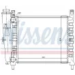 NISSENS 690774 - Radiateur, refroidissement du moteur