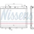 Radiateur, refroidissement du moteur NISSENS [690982]