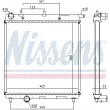 NISSENS 693630 - Radiateur, refroidissement du moteur