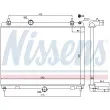 Radiateur, refroidissement du moteur NISSENS [693801]