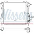 Radiateur, refroidissement du moteur NISSENS [693848]