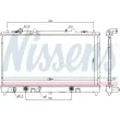 Radiateur, refroidissement du moteur NISSENS [69465]