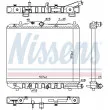 Radiateur, refroidissement du moteur NISSENS [699701]
