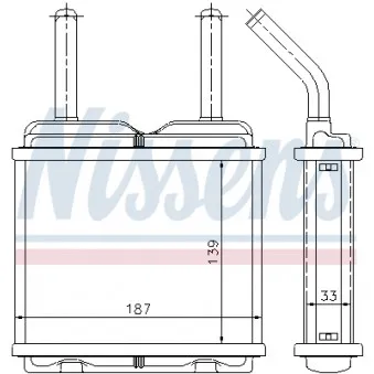 Système de chauffage NISSENS 72648