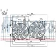 Ventilateur, refroidissement du moteur NISSENS [85053]