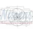 Ventilateur, refroidissement du moteur NISSENS [85064]