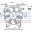 Ventilateur, refroidissement du moteur NISSENS [85086]