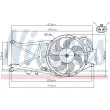 NISSENS 85205 - Ventilateur, condenseur de climatisation