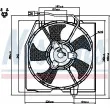 Ventilateur, refroidissement du moteur NISSENS [85224]