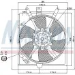 NISSENS 85299 - Ventilateur, refroidissement du moteur