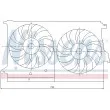 NISSENS 85404 - Ventilateur, refroidissement du moteur