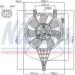 NISSENS 85407 - Ventilateur, condenseur de climatisation