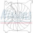 Ventilateur, refroidissement du moteur NISSENS [85411]