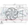 NISSENS 85505 - Ventilateur, refroidissement du moteur