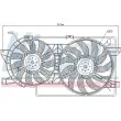 Ventilateur, refroidissement du moteur NISSENS [85521]