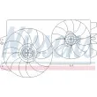 Ventilateur, refroidissement du moteur NISSENS [85573]