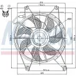 Ventilateur, refroidissement du moteur NISSENS [85620]
