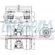 NISSENS 87141 - Pulseur d'air habitacle