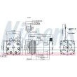 NISSENS 89849 - Compresseur, climatisation