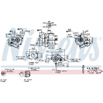 NISSENS 93027 - Turbocompresseur, suralimentation