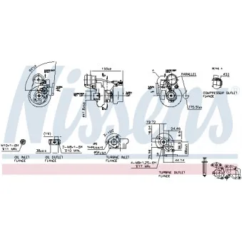 NISSENS 93062 - Turbocompresseur, suralimentation