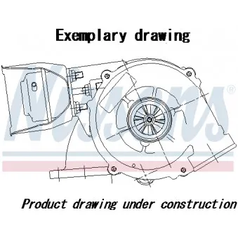 Turbocompresseur, suralimentation NISSENS OEM 1720167040