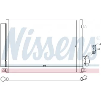 Condenseur, climatisation NISSENS 940028