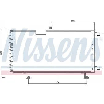 Condenseur, climatisation NISSENS 94005
