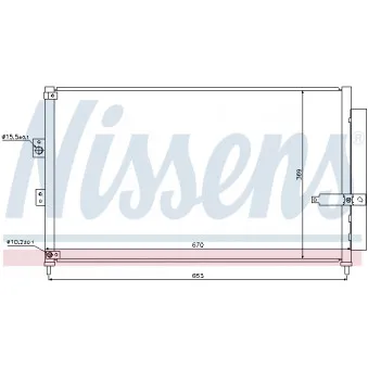 Condenseur, climatisation NISSENS OEM 80110SNAA01