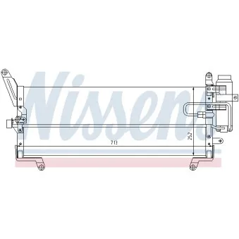 Condenseur, climatisation NISSENS 94273