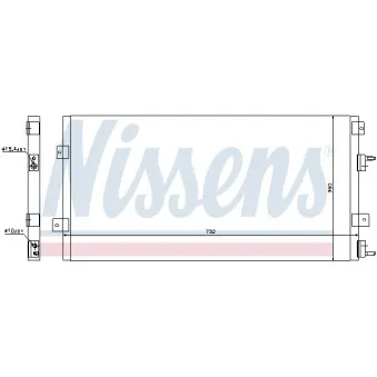 Condenseur, climatisation NISSENS OEM 4758305AE