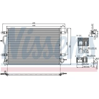 Condenseur, climatisation NISSENS OEM DCN02011