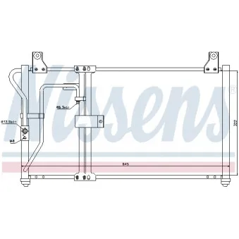 Condenseur, climatisation NISSENS 94649