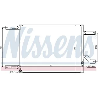 NISSENS 94666 - Condenseur, climatisation
