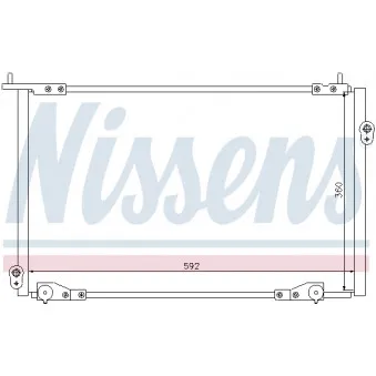 NISSENS 94736 - Condenseur, climatisation