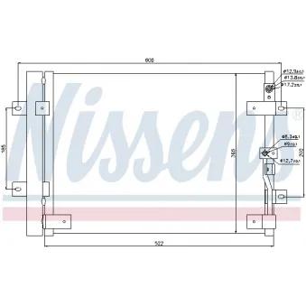 Condenseur, climatisation NISSENS 94821