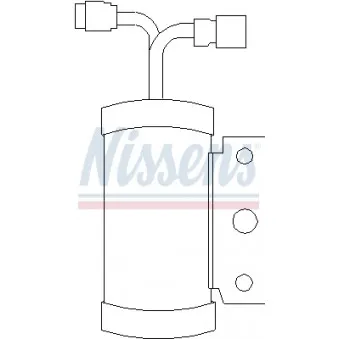 NISSENS 95075 - Filtre déshydratant, climatisation