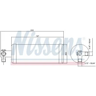 NISSENS 95980 - Filtre déshydratant, climatisation