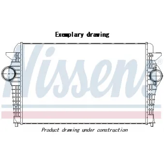 NISSENS 96675 - Intercooler, échangeur