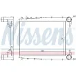 Intercooler, échangeur NISSENS [97070]