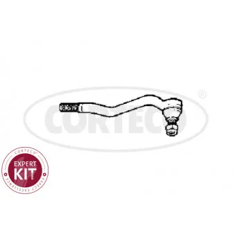 Rotule de barre de connexion avant gauche CORTECO 49401335