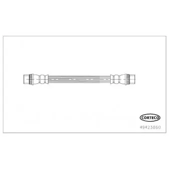 CORTECO 49423860 - Flexible de frein