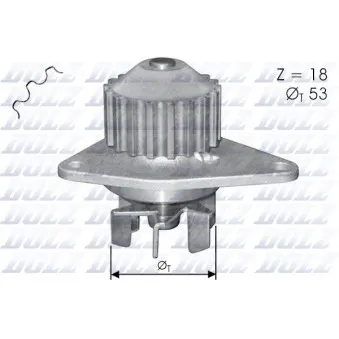 DOLZ C114 - Pompe à eau