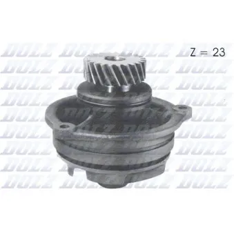 Pompe à eau DOLZ I163 pour IVECO STRALIS AD 260S33, AT 260S33 - 330cv