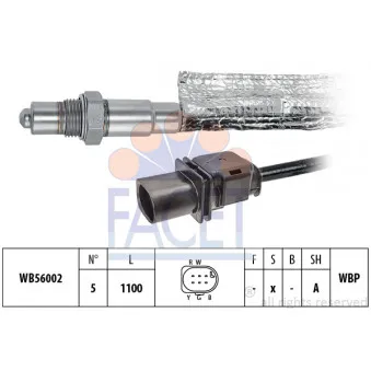 Sonde lambda FACET OEM 11787557758