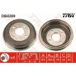 TRW DB4209 - Tambour de frein