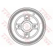 TRW DB4214 - Tambour de frein
