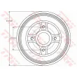 TRW DB4214MR - Tambour de frein