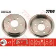 TRW DB4235 - Tambour de frein