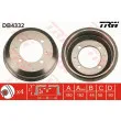 TRW DB4332 - Tambour de frein